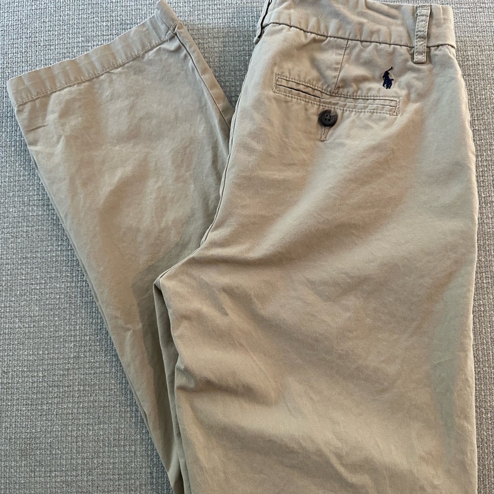 Polo Ralph Lauren Big Boy Straight Fit Stretch Twill Pant Size 16 - Picture 2 of 7